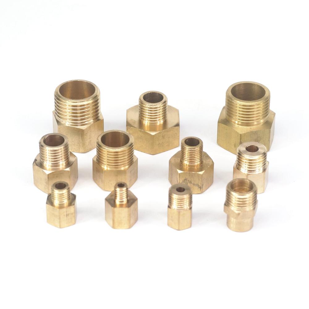 Compression Fitting Brass - Lote 2 reduzindo m10x1 fêmea-tamanhos macho