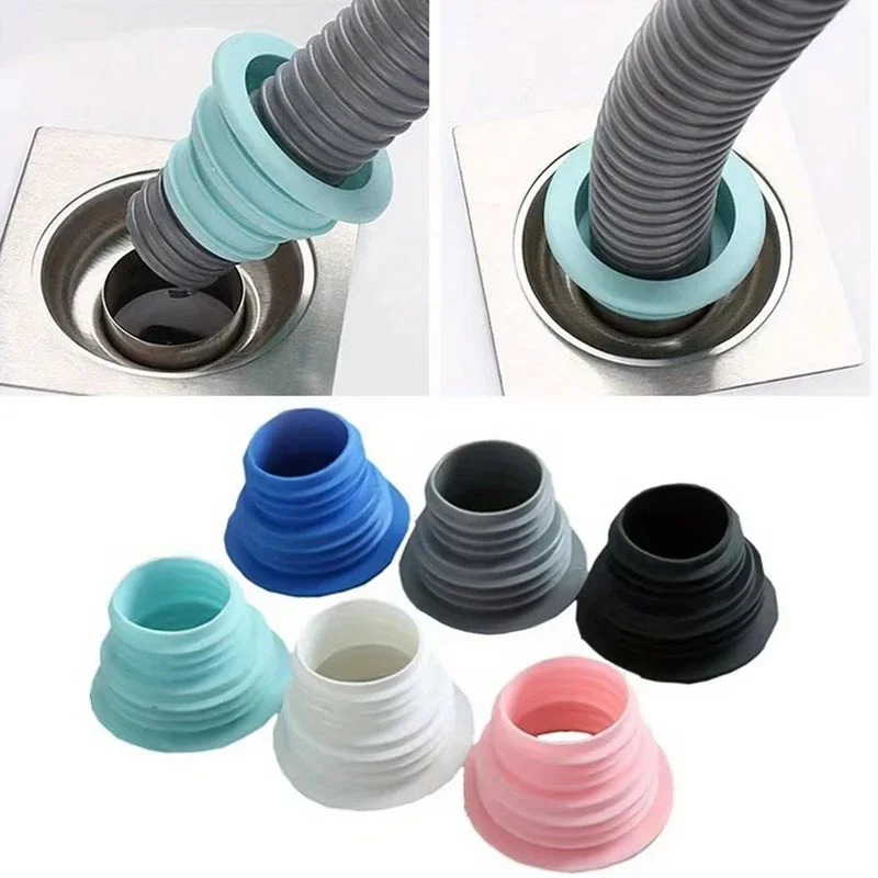 Drain Pipe Clip - Anel de Vedação para Ralo Desodorizante,