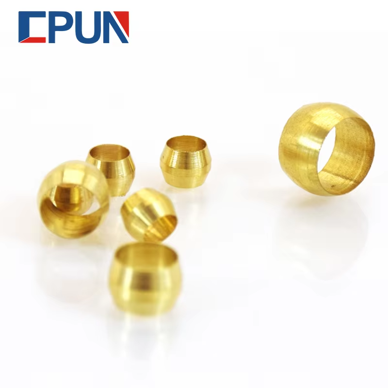 Compression Fitting Brass - Virola cônica dupla de latão, 10