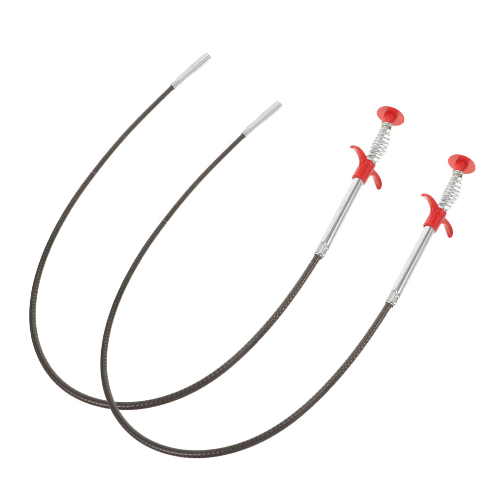 Drain Snake Flexible - 2 Peças Ferramenta Doméstica Flexível de