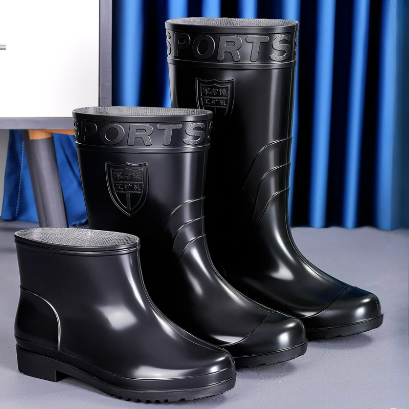 Pipe Bending Spring - Botas de Chuva Masculinas de Cano