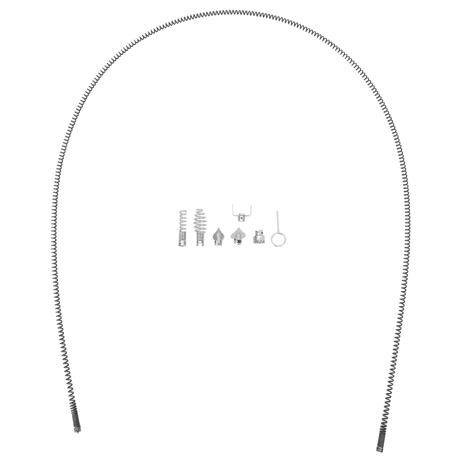 Drain Snake Flexible - 1 Conjunto de Ferramenta de Limpeza