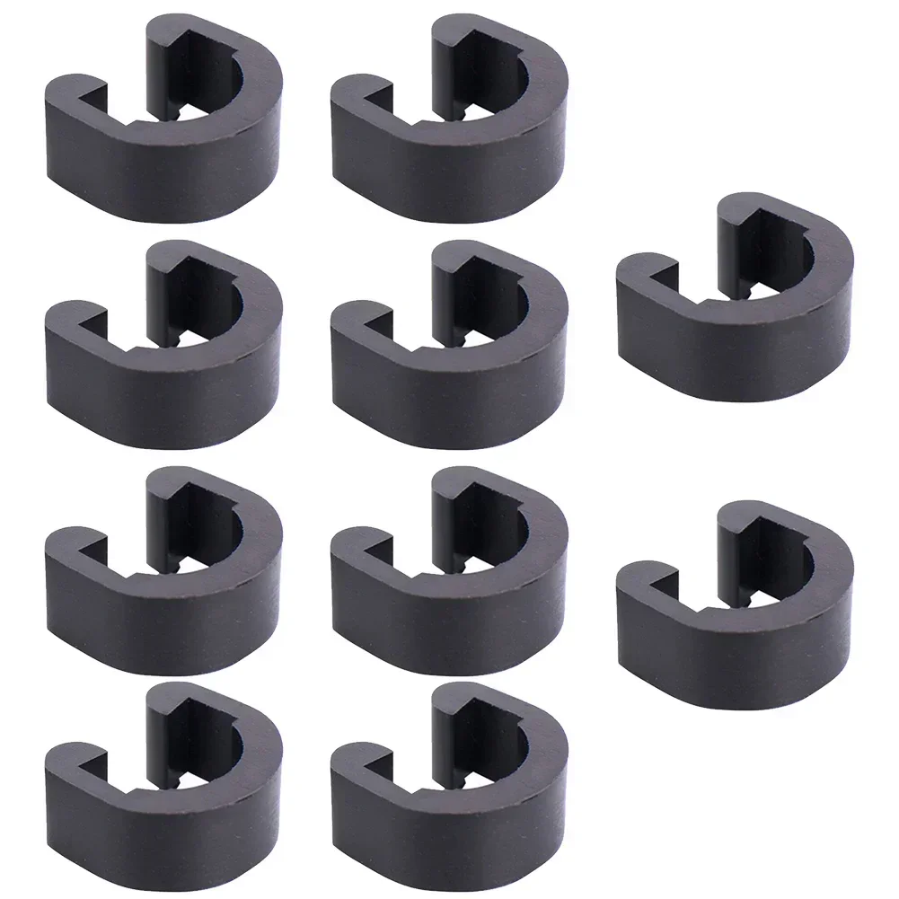 Plastic Pipe Clip - 10 pçs bicicleta c-clipes fivela engrenagem