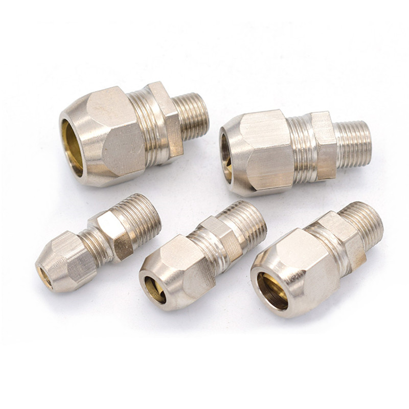 Rosca macho bsp com conector d - Compression Fitting Brass avaliação e preço
