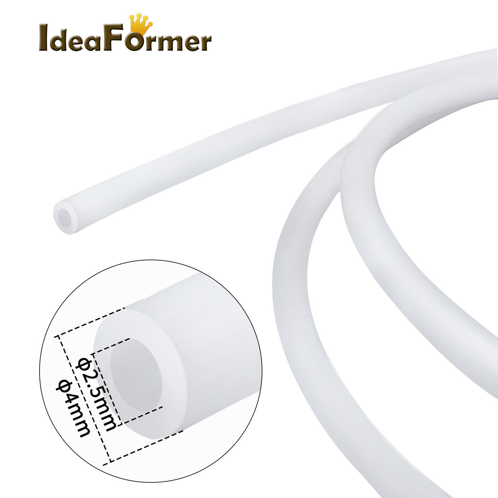 Tubo PTFE Bambu Lab 2.5mm OD 4 - Ptfe Tape Thread avaliação e preço