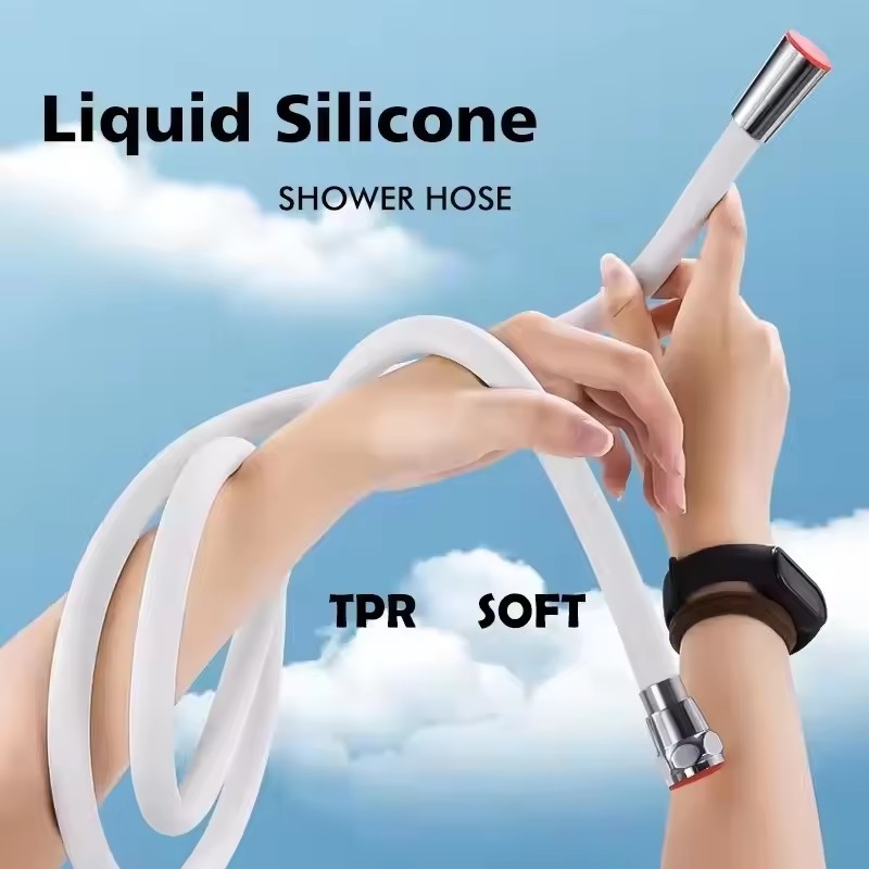 1.5/2m tubo de chuveiro de sil - Silicone Tap Washer avaliação e preço