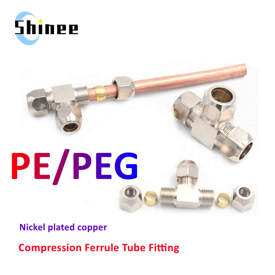 1PCS Conexões Pneumáticas Latã - Compression Fitting Brass avaliação e preço