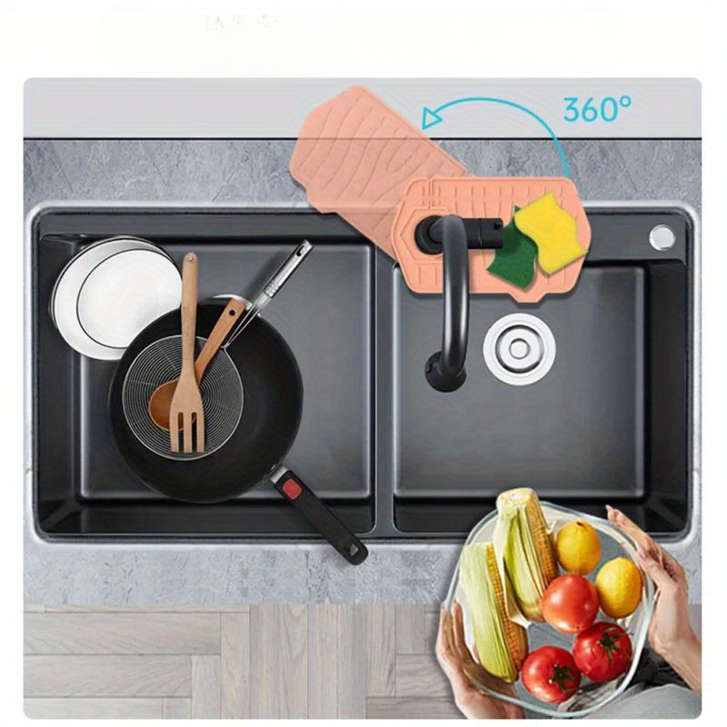 Tapete de torneira dupla face, - Silicone Tap Washer avaliação e preço