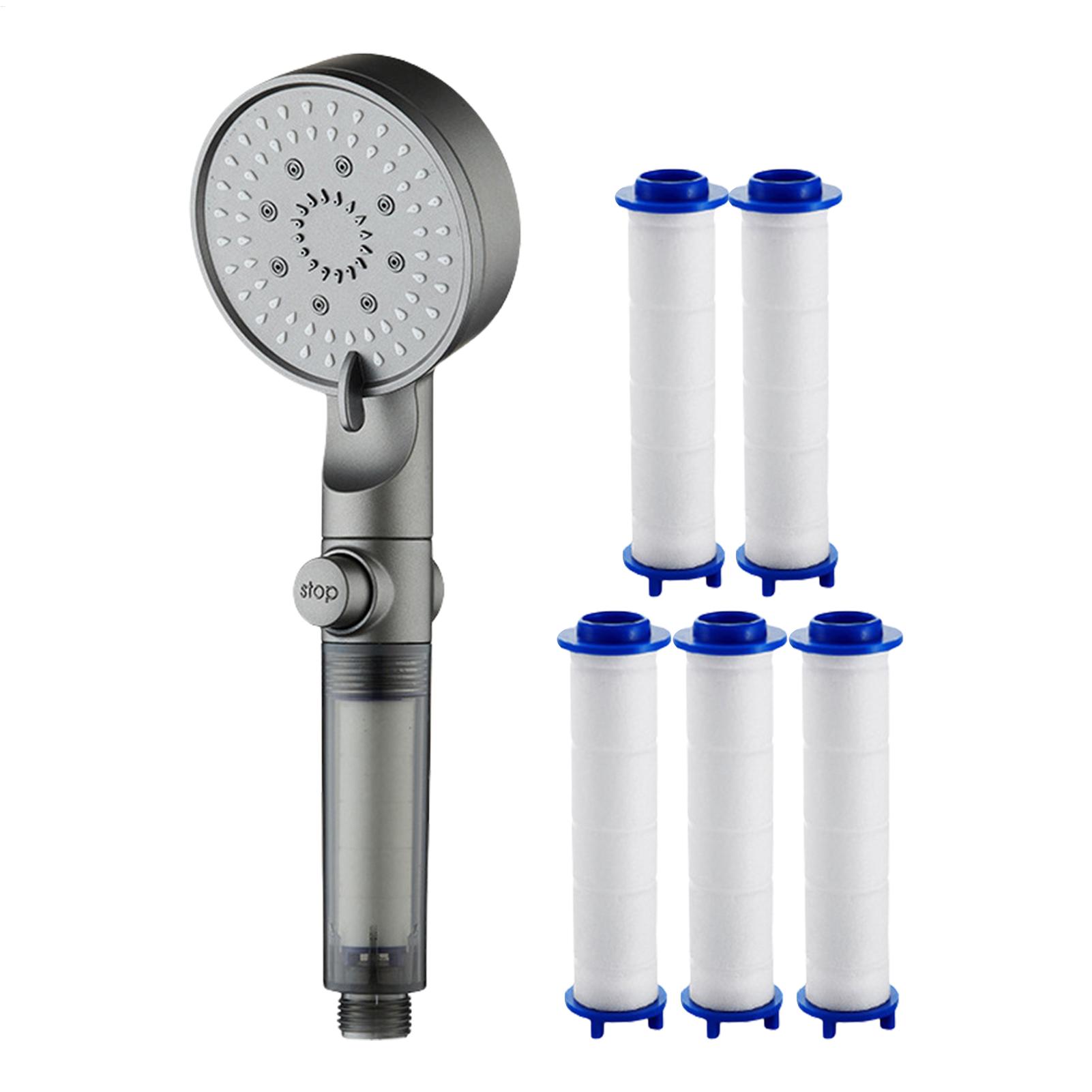 New Shower Head 5 Modes Filter - Silicone Tap Washer avaliação e preço